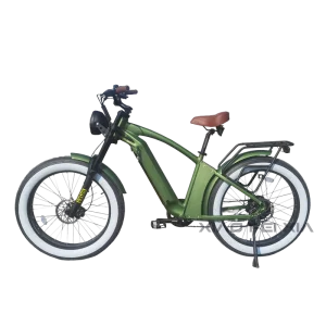 26 Inch Fat Tire Electric City Bike Beach Cruiser 48V 15Ah Electric Bicycle Ebike 250W Electric Bike