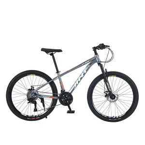 26 Inch Mountain Bike 27 Speed Men’s Women’s Double Disc Brake Off Road Ultra Light Adult Student High Carbon Steel Frame 120kg