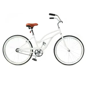 26 Inch Single Speed Steel Frame Beach Cruiser Bike Coaster Brake Women’s Commuter Bicycle for Leisure City