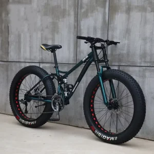 26 Inch Snow Fat Tire Bike All Terrain Thick Wide Tire Mountain Bicycle for Beach Snow Desert Riding