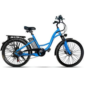 26 Inch Steel Frame Electric City Bike Lady Ebike Road Commute Adult EBike 36V 350W E Bicycle Electric Bike