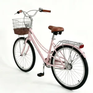 26 Inch Women’s City Bike Old Style Single Speed Classic Aluminum Alloy Fork