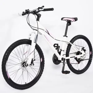 26 Inch Women’s Mountain Bike with Disc Brake Comfortable Saddle 24 Speed Gears
