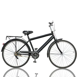 26-inch Men’s Commuter Patrol Single Speed Bicycle Retro Style Horizontal Frame Fork Suspension 150kg Load