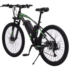 26Inch Electric Bike Mountain Ebike 350W 48V Steel Frame Mountain Electric Bicycle