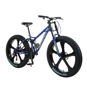 26inch 21speed MTB Full Suspension Fat Tire Bicycle Adult Chopper Beach Cruiser Bike Fat Tire Cruiser Bike