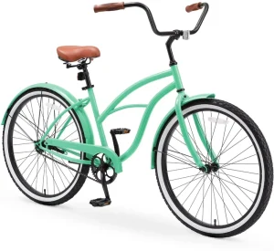 26inch Adult Beach Cruiser Bicycle Women Men City Bicycle Single Speed Unisex Beach Bike with OEM Design