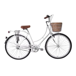 26inch Steel Frame 21 Speed Women’s Cruiser City Bike with Basket