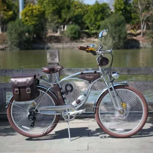 26inch Vintage Bike 7 Speed Beach Cruiser Bike Retro Beach Bicycle