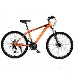 27.5 Inch Durable Mountain Bike Light Carbon Steel Frame 24-Speed Front Suspension Mechanical Disc Brakes for Daily Use