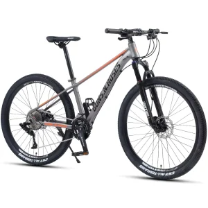 27.5-inch Aluminum Alloy coaster Brake Mountain Bike for Adults or Student with Variable Gears Suitable for Downhill Riding MTB