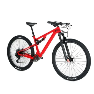 29-Inch Full Suspension Carbon MTB Mountain Bike with 12-Speed Gears for Aggressive Riding