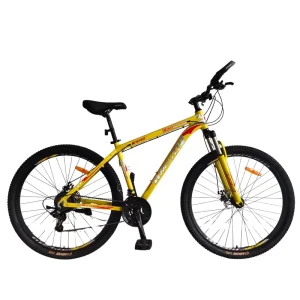 29″ Unisex Aluminum Alloy Mountain Bikes MTB Bicycle with Shining Sticker Disc Brake