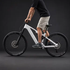 29er Carbon Fiber Full Suspension Electric Mountain Bike with Bafang M510 Mid Drive