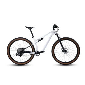 29inch Mountain Bike for Adult With Carbon Fiber Thru axle Full Suspension Frame 12 speed Anodized Polished 3D Stem Bicycle