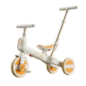 3-in-1 Foldable Plastic Tricycle for 2-3 Year Olds Unisex Toddler Scooter