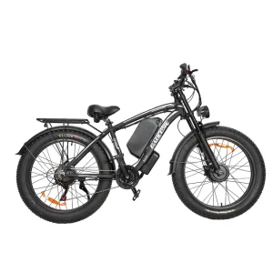 3000W Dual Motor Fat Tire Electric Bike 26 Inch 52V 32Ah Retro Mountain Ebike Off road Snow Beach Electric Bicycle for Adults