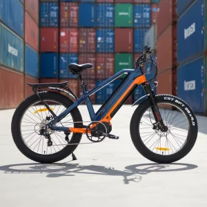 Electric Hybrid Mountain Bike with 30 Ah Lithium Battery, Mid-Drive Motor, Aluminum Alloy Frame, Disc Brakes, Suitable for Adults