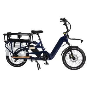 30Ah Dual Battery OEM Long Tail Cargo Electric Bicycle 48v 750w Food Delivery Big Loading Capacity Electric Cargo Bike
