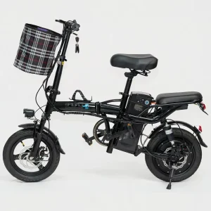 350W 48V Mini Folding Electric Bicycle 14 Inch Electric City Bike 7 Speed Smart Electronic Foldable Electric Bike