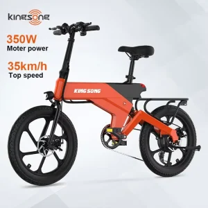 350W 7 Speed 20 Inches Wheels E-Bike Folding Electric Bike Electric Bicycle Trip Travel Bike School Bike with Foldable Handlebar