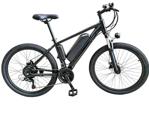 350W Carbon Steel Frame Electric Mountain Bike 21 Speed Transmission