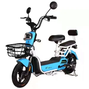 350W Electric Bike with Pedals Smart Digital Moped E Bikes 2 Wheels 14 Inch Electric Bicycles
