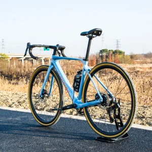 35km/h Carbon Fibre Frame 700c Lithium Battery Electric Road Bike Rear Hub Motor 360/380/400/420/440mm Integrated Handlebar 250W
