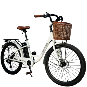 36V 250W/500W Brushless Rear Hub Motor 26 Inch 7 Speed High Speed City E Bike for Adults