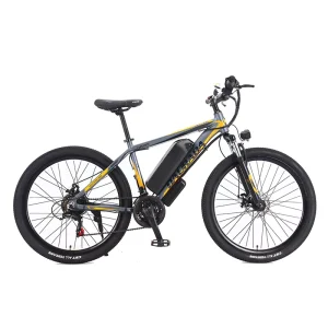 Alloy Hybrid Electric Bicycle, 36V 8Ah Lithium Battery, Assisted Mountain Bike, Down-Tube Battery
