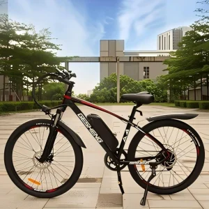 High-Power 48V 10.5Ah Aluminum Lithium Hybrid-Powered Sport Electric Bicycle, Waterproof and Dustproof Mountain E-Bike with Wide Tires, 350W, for Adults