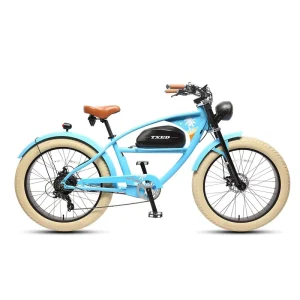48V 15Ah European-Style Rear Hub Motor Beach Cruiser Electric Bicycle, 250W Brushless Power, with Lithium Battery Electric Motorcycle