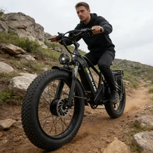 48V 2000W 20Ah 7 Speed Aluminum Alloy Lightweight 60 km Electric Mountain Bike Snow Lithium Battery Bicycle