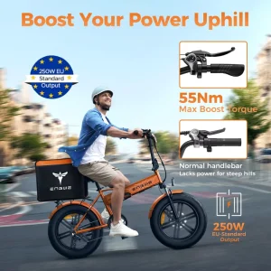 Hydraulic Disc Brake Electric Bicycle, Urban Fat-Tire Hybrid Bike, 48V Adult Electric Mountain Off-Road Bicycle