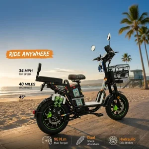 48V Lithium Battery Electric Dirt Bike Off Road Sport Motorcycle for Teenagers and Adults