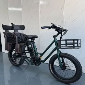 48V20Ah Family E bicycle Long Tail Electric Cargo Bike Delivery Bike 48V500W in Stock