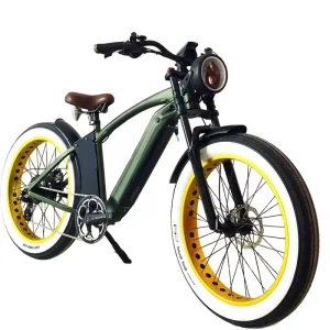 48v 750w 1000w Electric Bike Fat Tire Electric Bicycle 26inch Ebike Beach Cruiser