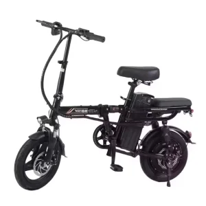 48v Electric Folding Bike Removable Lithium Battery Double Disc Brake Foldable Electric Bicycle for Adults