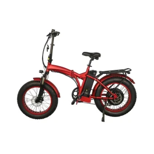 500 1000 Watt 20″ Folding Electric Bike 20×4.0 Beach Cruiser Snow Bike Fat Tyre Electric Bicycle
