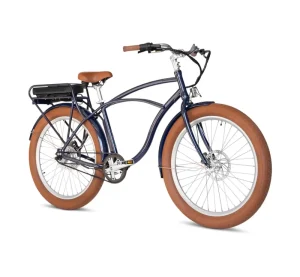 500W Electric Bicycle for Adults, Electric Beach Bike, Single-Speed, Fat Tire