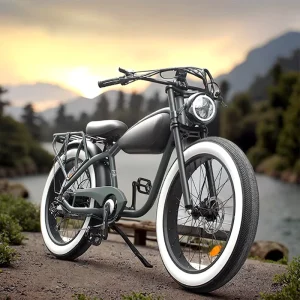 Vintage 500W to 1000W Off-Road Wide-Tire Cherokee Electric Bicycle