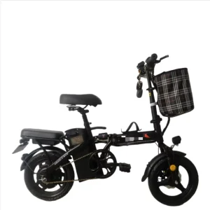 500W 15AH Commuting Electric Bicycle 14inch 48v Foldable Mountain Ebike Removable Lithium Battery 20 MPH Folding Bike