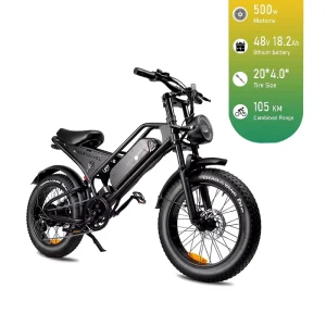 500W Electric Mountain Bike for Adults Off Road Commuting with Lithium Battery Shock Absorption E Bikes for Adults