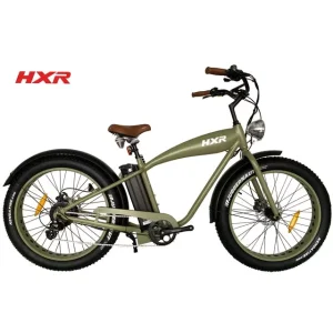 500W Fat Tire Beach Cruiser Ebike