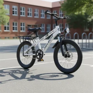 6-12 Years Old Boys Girls Teenagers Students 20″ High Carbon Steel Spring Fork Mountain Bike Single Speed Disc Brake Ordinary