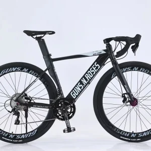 700C 14 Speed Mountain Road Bikes for Adult 700C Road Bicycle White Color Disc Brake Road Cycle 700C