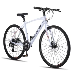700C Alloy Hybrid Men’s Bicycle, Road Hybrid Bike