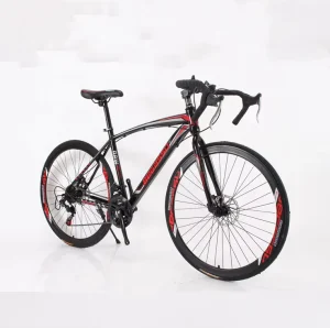 700C 24-Speed High-Carbon Steel Frame Mountain Bike, Hybrid Bicycle, Dual-Disc Brakes, Men’s