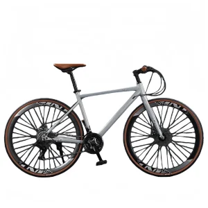 700C Gravel Bike with Disc Brakes, Aluminum Alloy Hardtail Frame, 27-Speed, for All-Terrain Riding