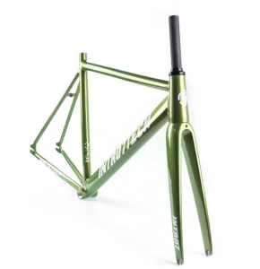 700C Aluminum Alloy Track Bike Frame Fixed Gear Bicycle Frame Carbon Front Fork
